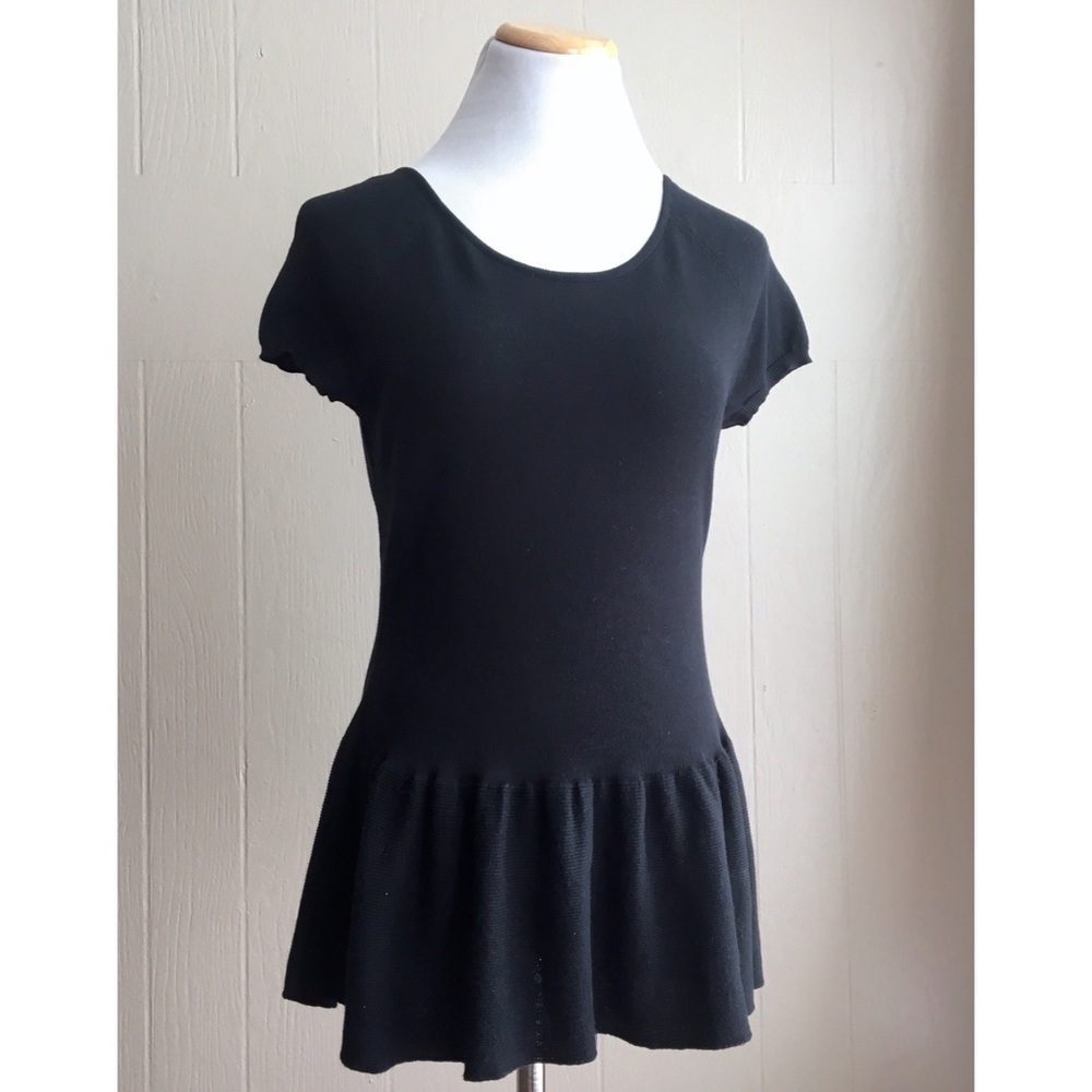 Peruvian Connection Pima Cotton Peplum Top